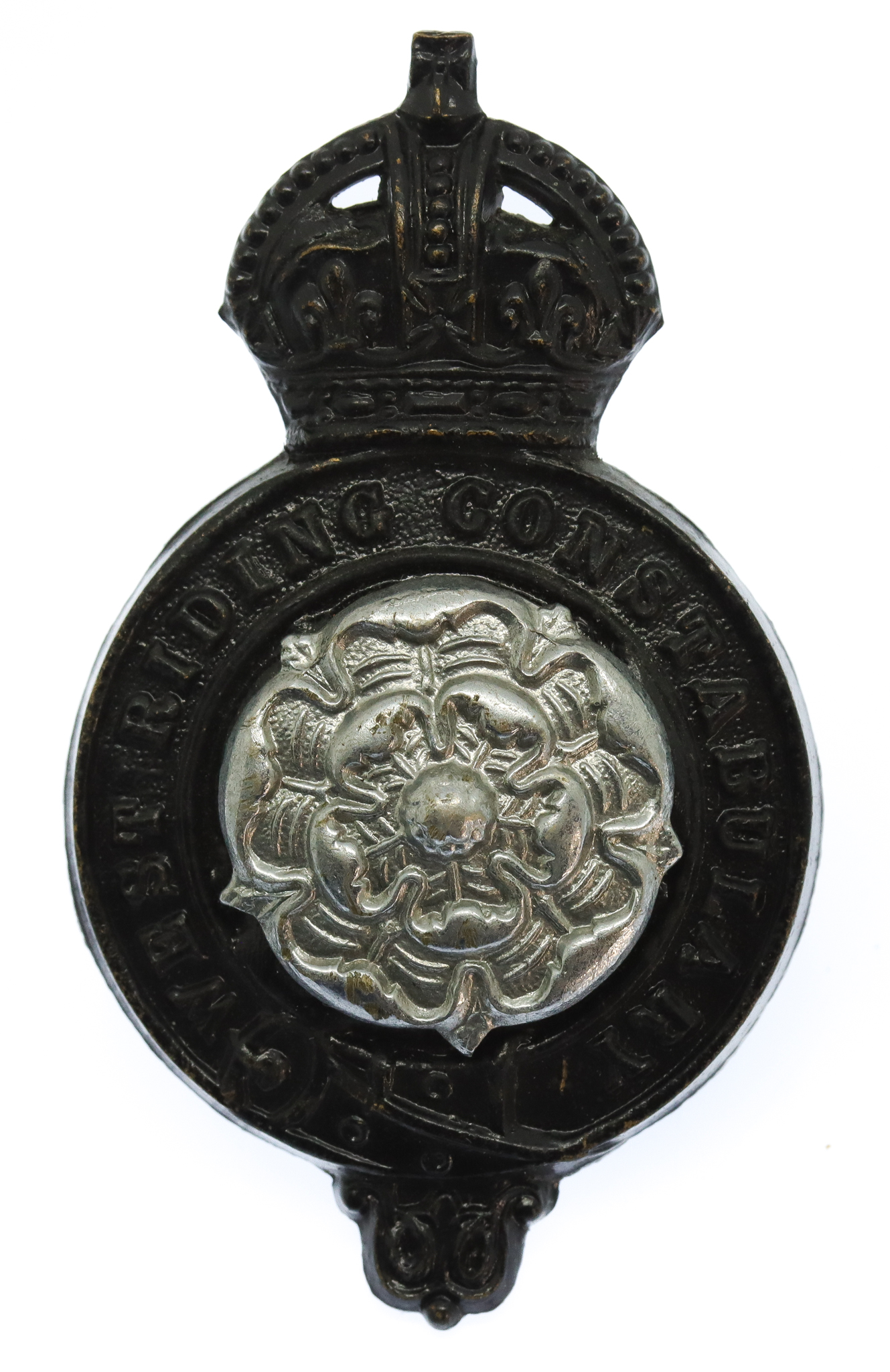 West Riding Constabulary Cap Badge - King's Crown