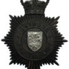 Gwynedd Constabulary Night Helmet Plate - Queen's Crown