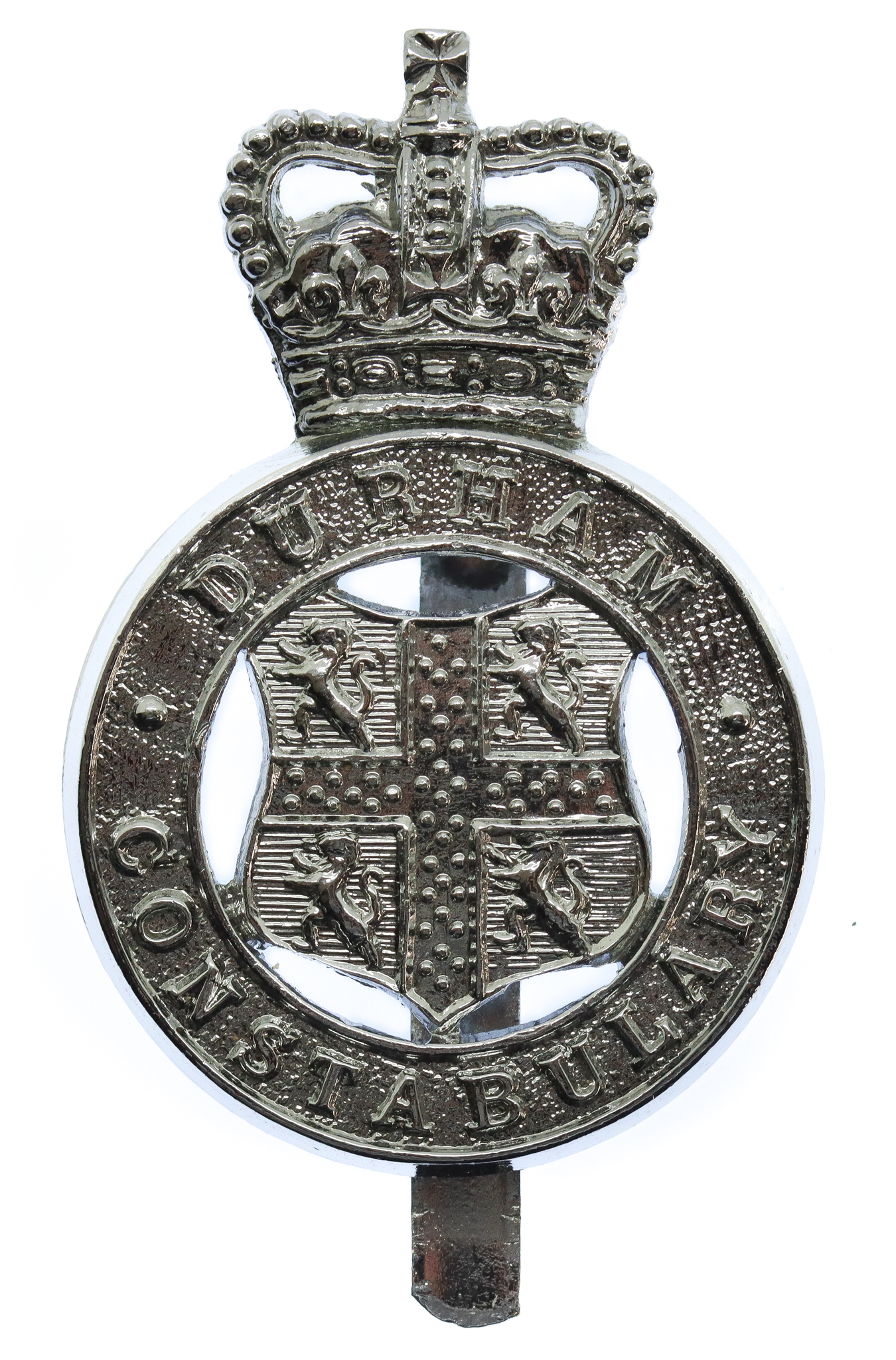 Durham Constabulary Cap Badge - Queen's Crown