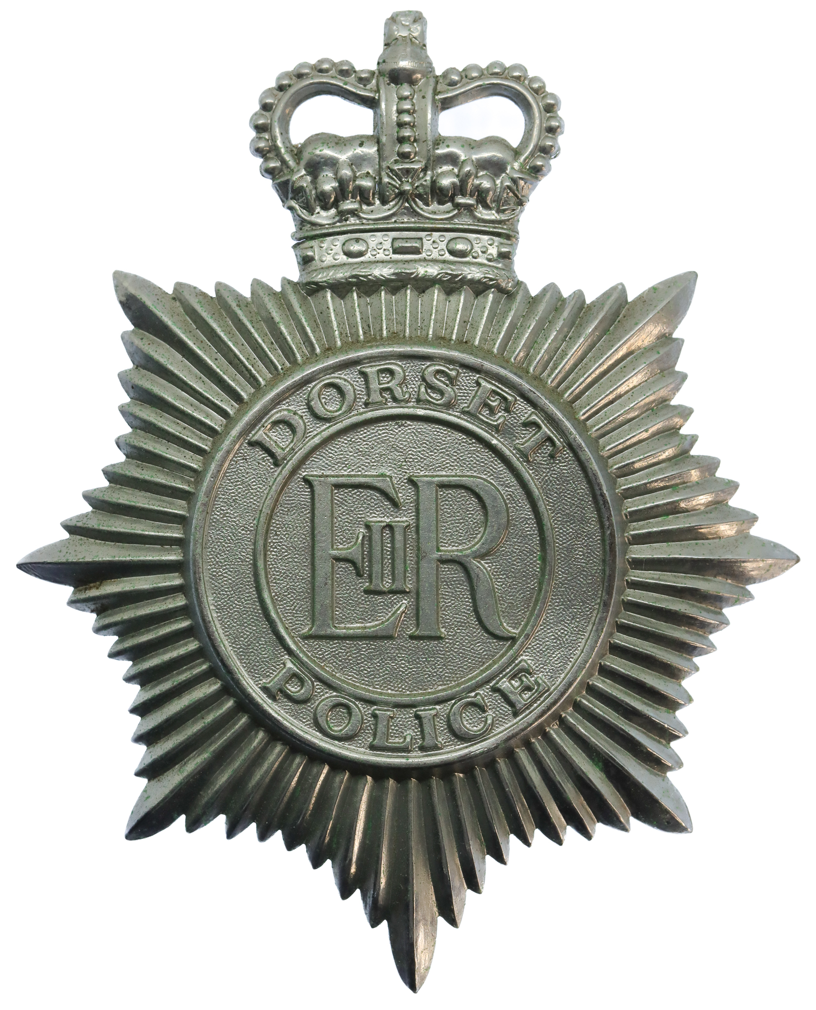 Dorset Police Helmet Plate - Queen's Crown