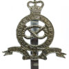 Staffordshire Yeomanry (Queen's Own Royal Regiment) Anodised (Staybrite) Cap Badge