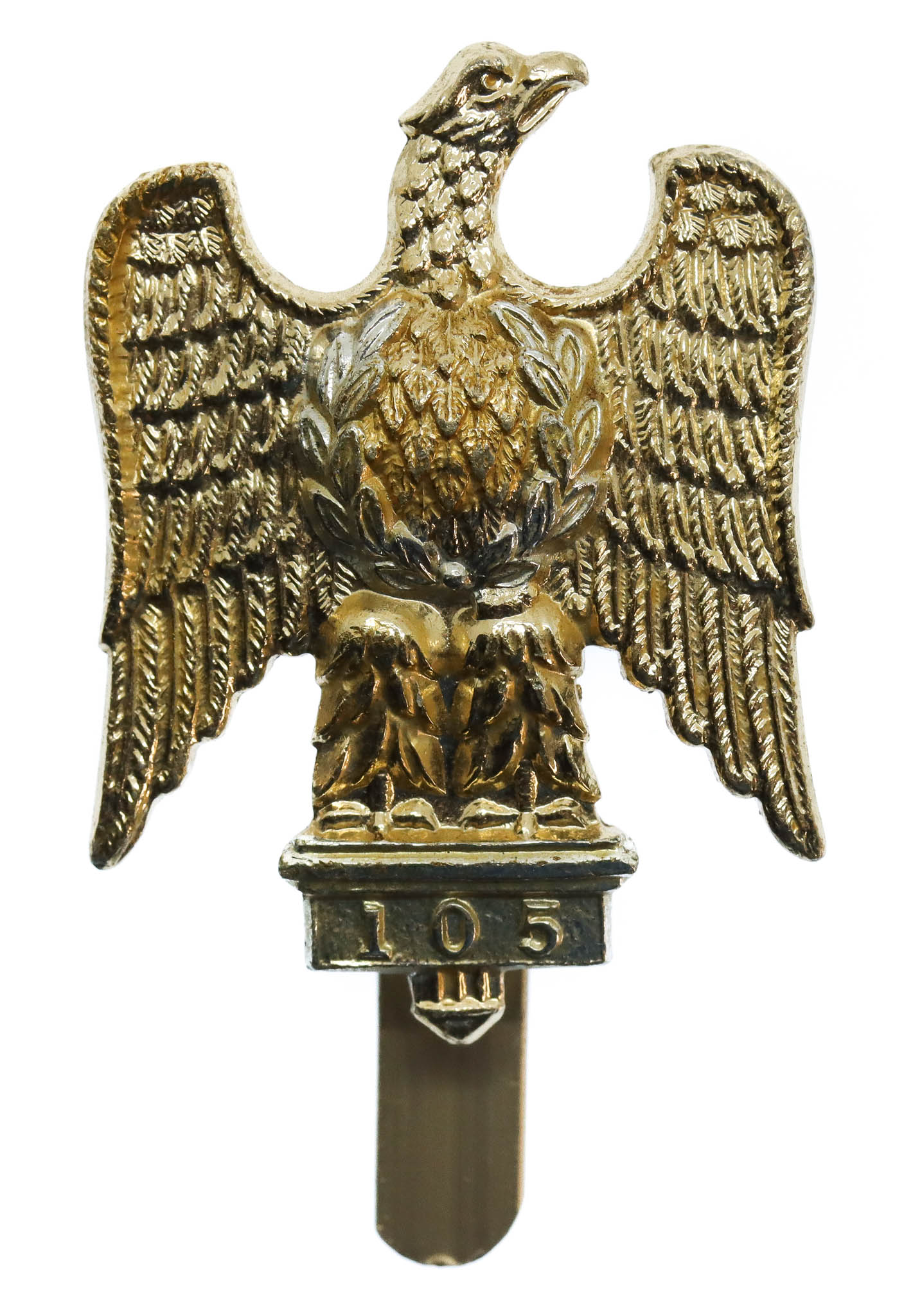 1st Royal Dragoons Anodised (Staybrite) Cap Badge