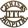 Christ's Hospital O.T.C. (CHRIST'S/O.T.C./HOSPITAL) Shoulder Title