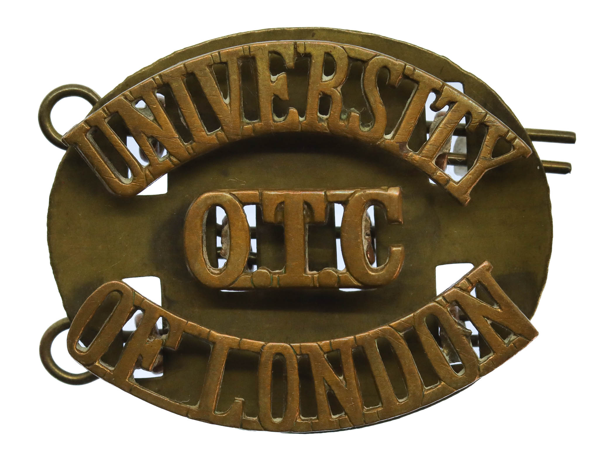 University of London O.T.C. (UNIVERSITY/O.T.C/OF LONDON) Shoulder Title