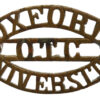 Oxford University O.T.C. (OXFORD/O.T.C./UNIVERSITY) Shoulder Title 