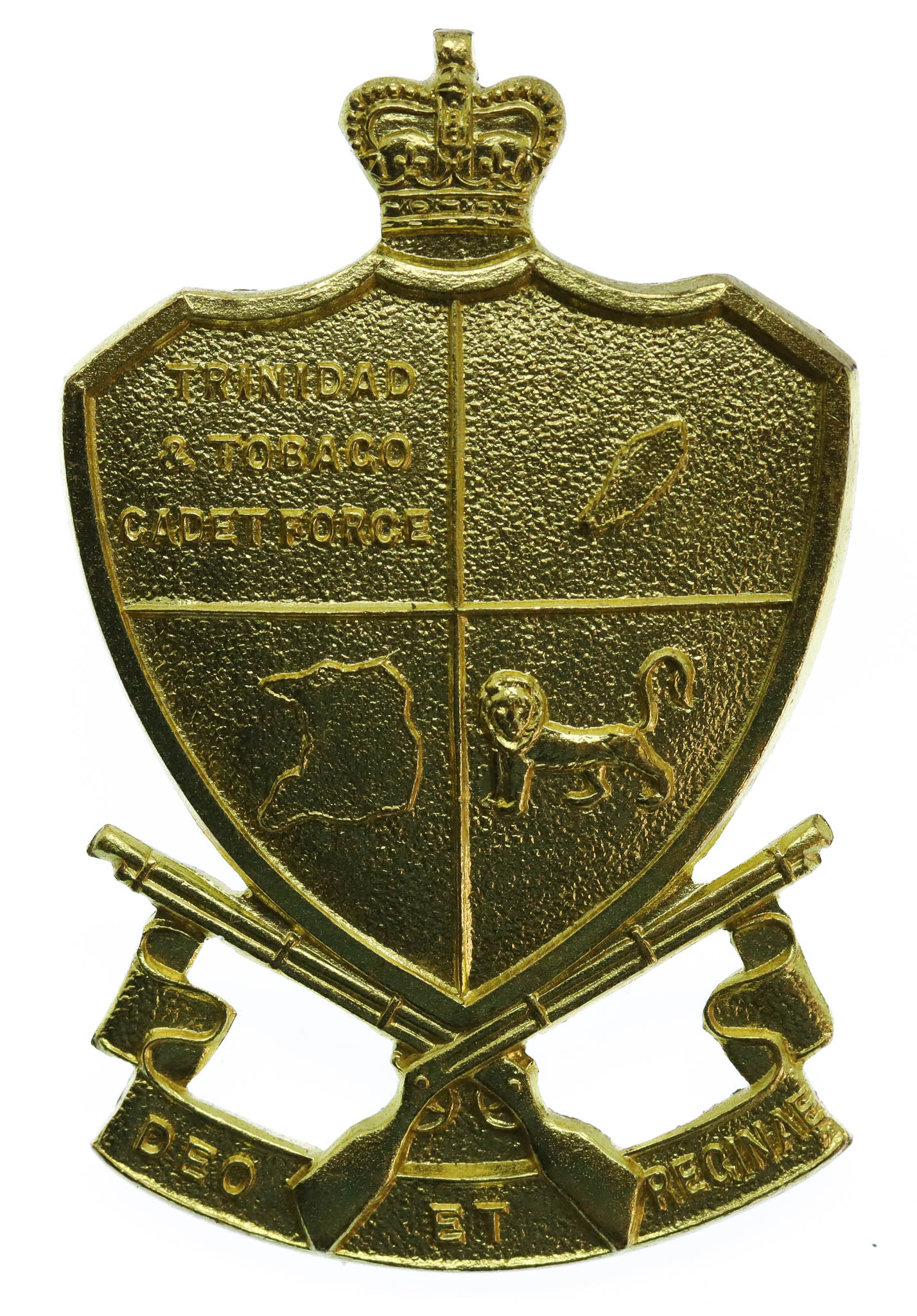 Trinidad & Tobago Cadet Force Cap Badge - Queen's Crown