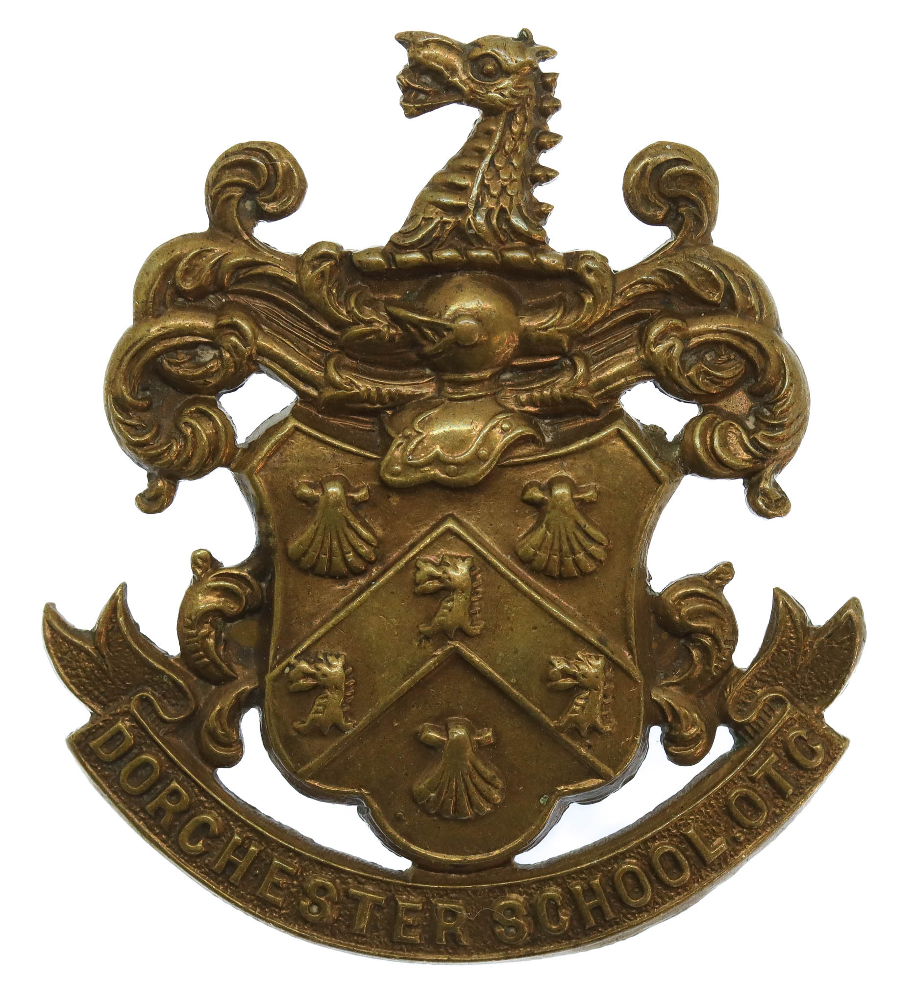 Dorchester School O.T.C. Cap Badge