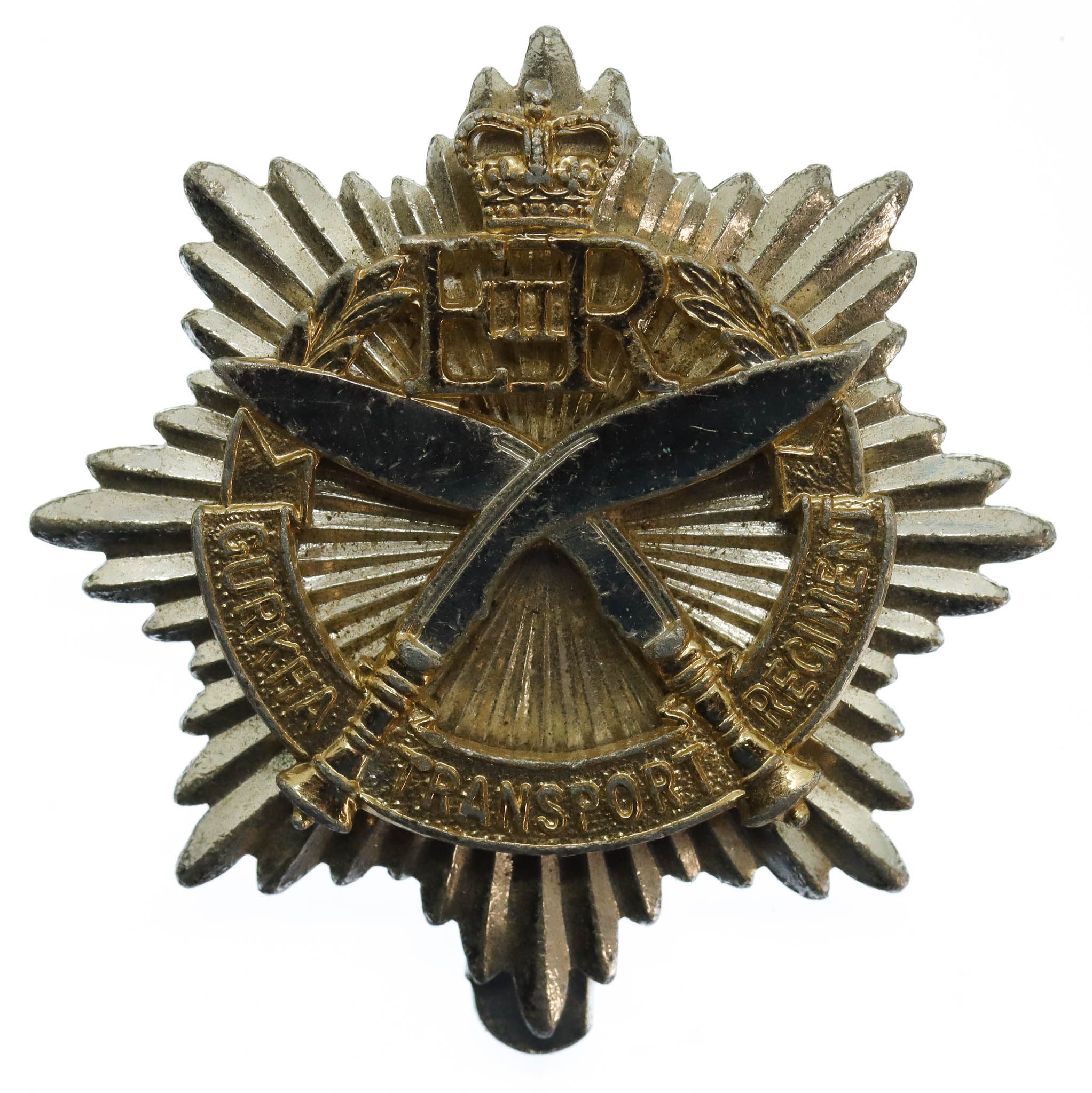 Gurkha Transport Regiment Anodised (Staybrite) Cap Badge
