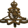 Royal Artillery Cap Badge - King's Crown