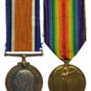 WW1 British War & Victory Casualty Medal Pair - Lieut. J.G. Birney, 1st Bn. Highland Light Infantry - K.I.A. 11/1/17