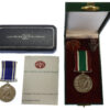 EIIR Police Exemplary Long Service & Good Conduct Medal and Women's Voluntary Service Medal to Husband and Wife