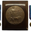 WW1 British War Medal, Victory Medal and Memorial Plaque - 2nd Lieut. W.H.B. Wolstencroft, 1st Bn. Royal Scots Fusiliers, K.I.A. 12/4/18