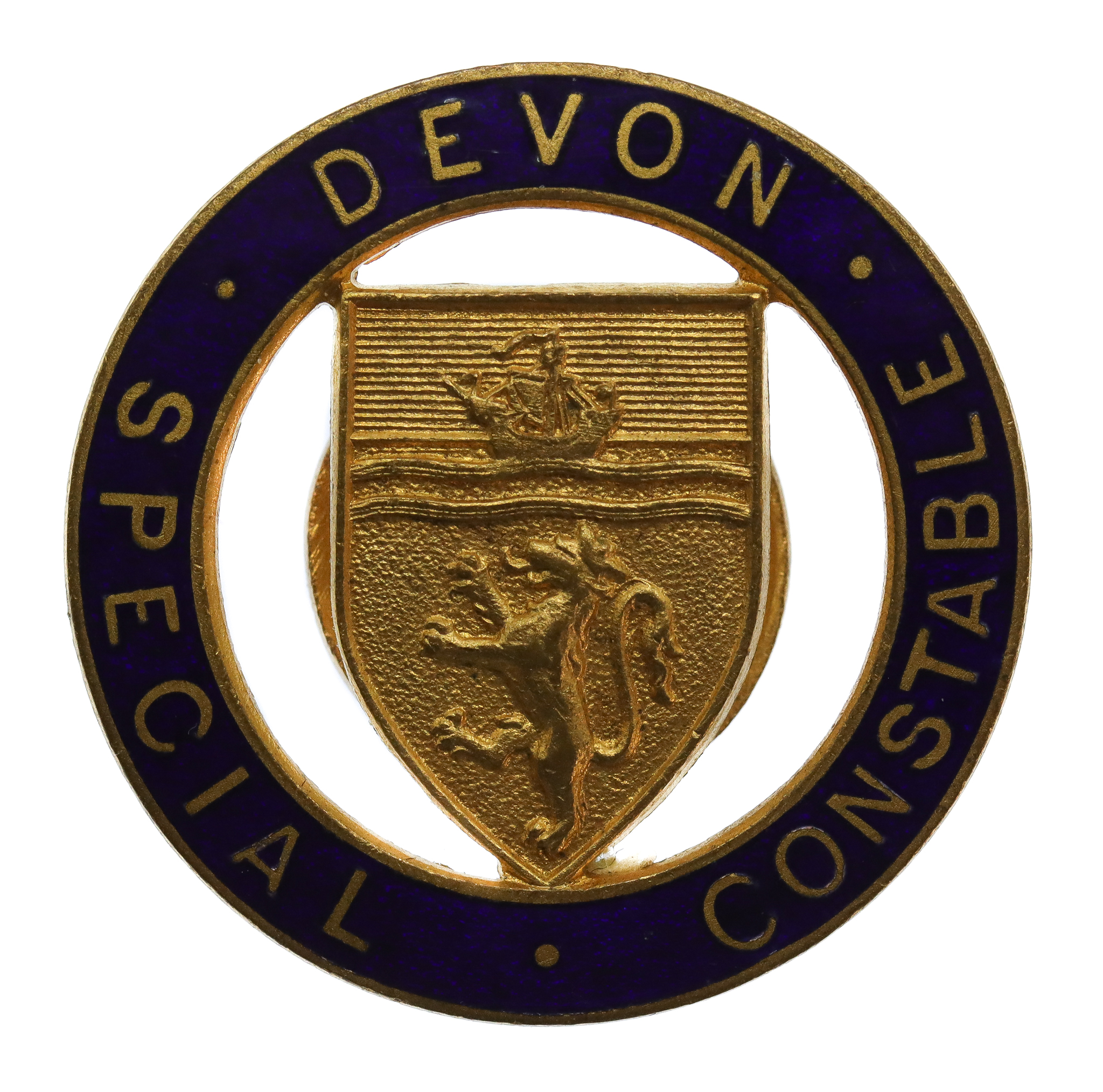 Devon Special Constabulary Enamelled Lapel Badge