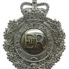 Devon Constabulary Wreath Helmet Plate - Queen's Crown