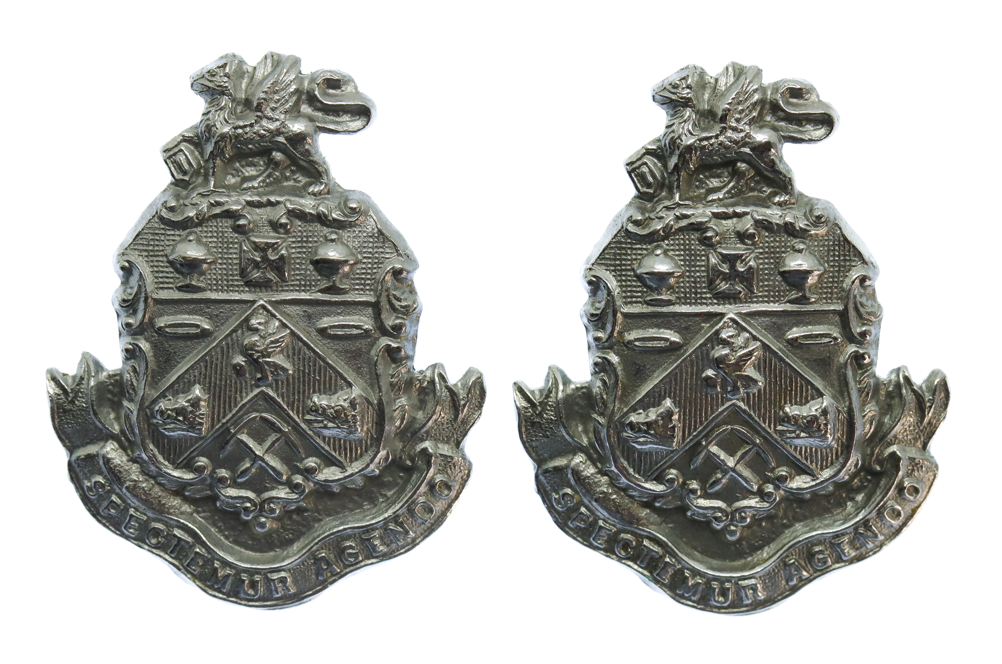 Pair of Barnsley Borough Police Collar Badges
