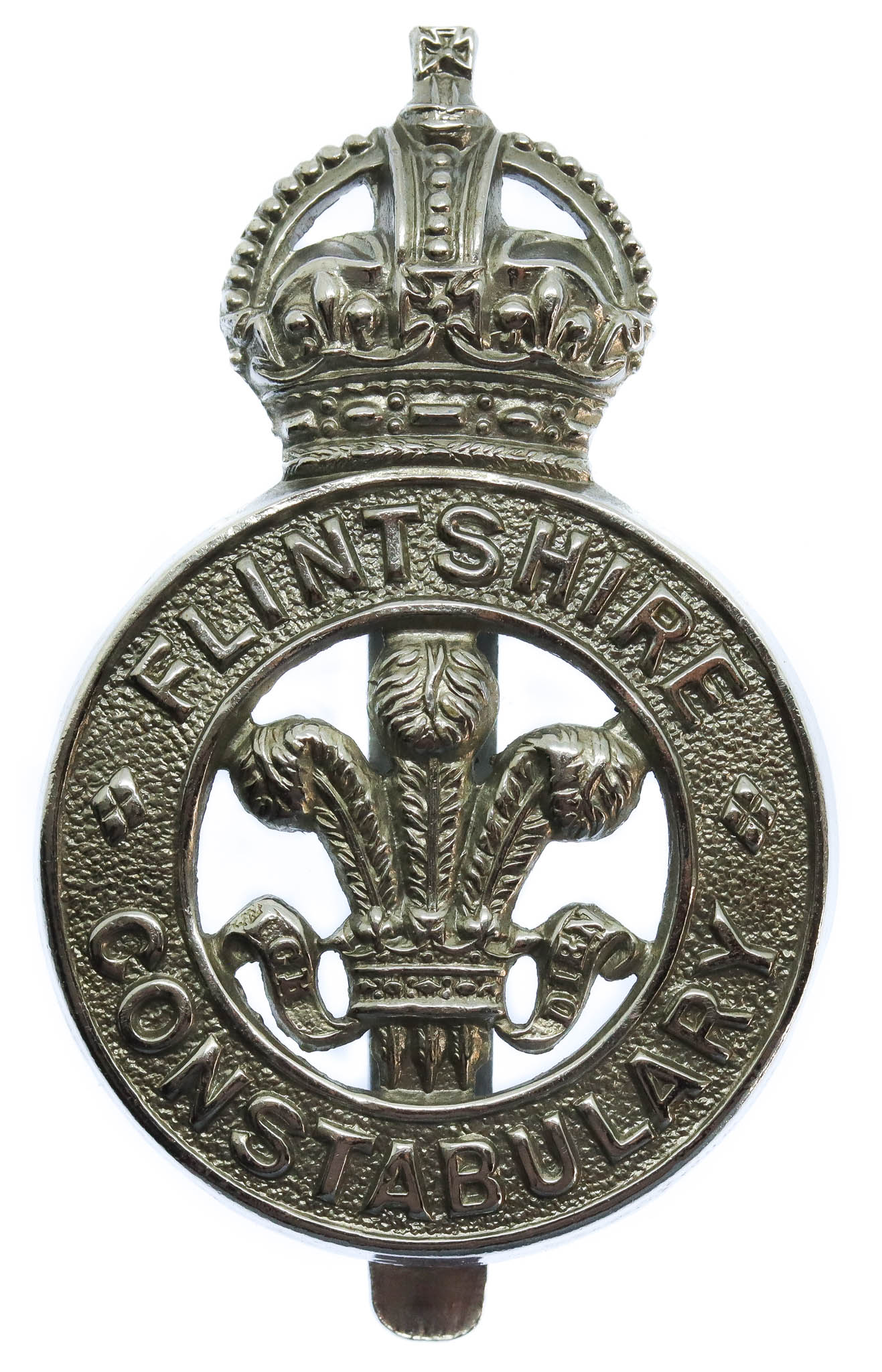 Flintshire Constabulary Cap Badge - King's Crown