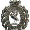 Liverpool City Police Chrome Wreath Helmet Plate - King's Crown
