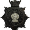 Wolverhampton Police Black Helmet Plate - Queen's Crown