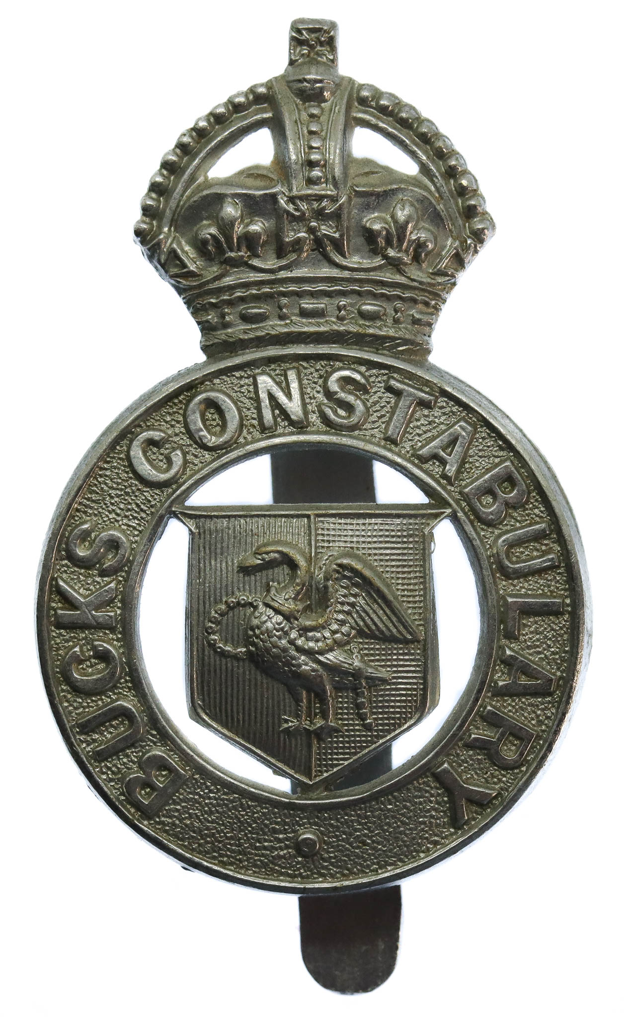 Buckinghamshire Constabulary Cap Badge - King's Crown