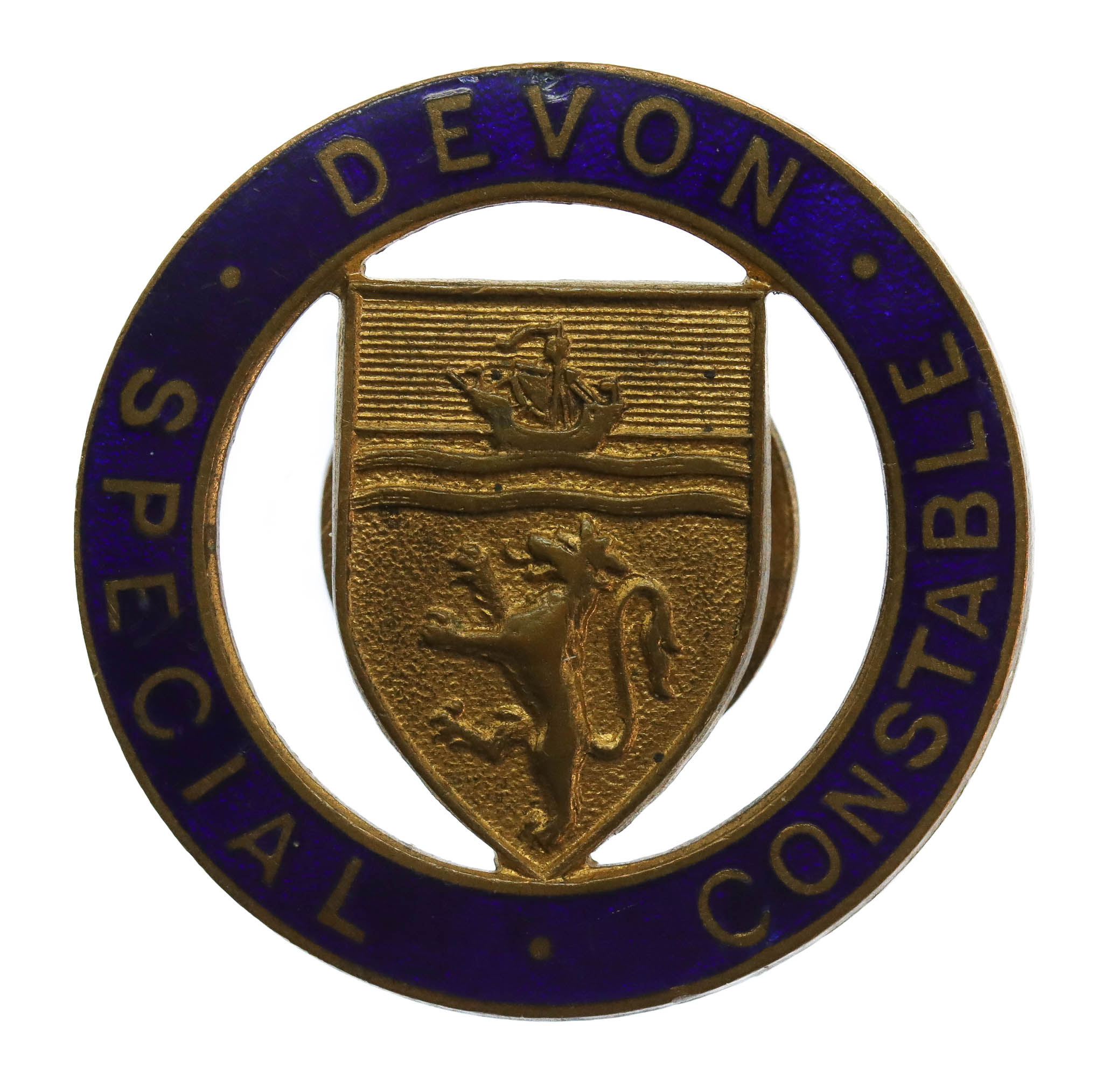 Devon Special Constabulary Enamelled Lapel Badge