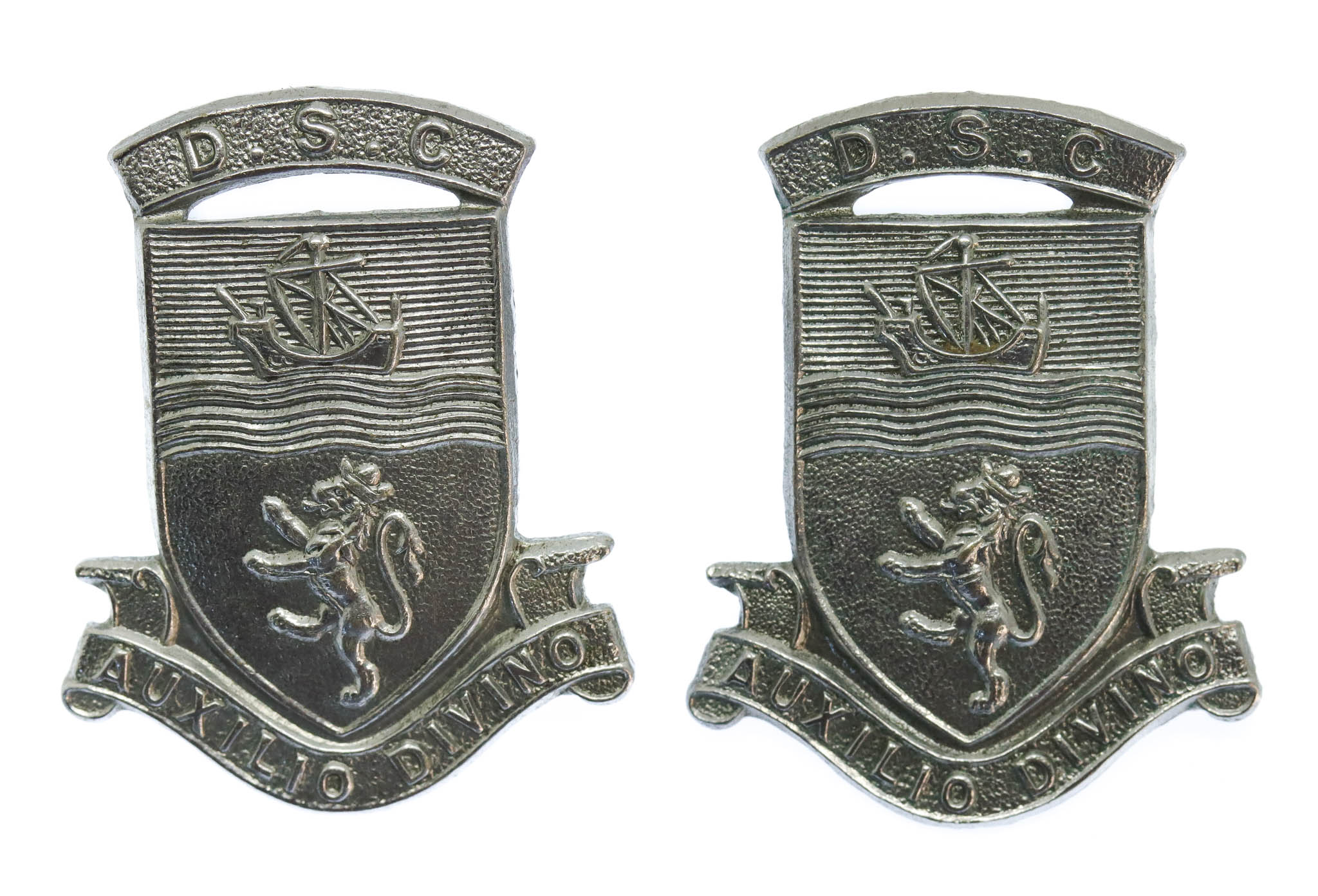Pair of Devon Special Constabulary Collar Badges