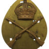British Army Crossed Rifles Marksman's/Sergeant Instructor of Musketry Arm Badge - King's Crown