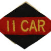 11th Canadian Armoured Regiment (11 CAR) Cloth Formation Sign