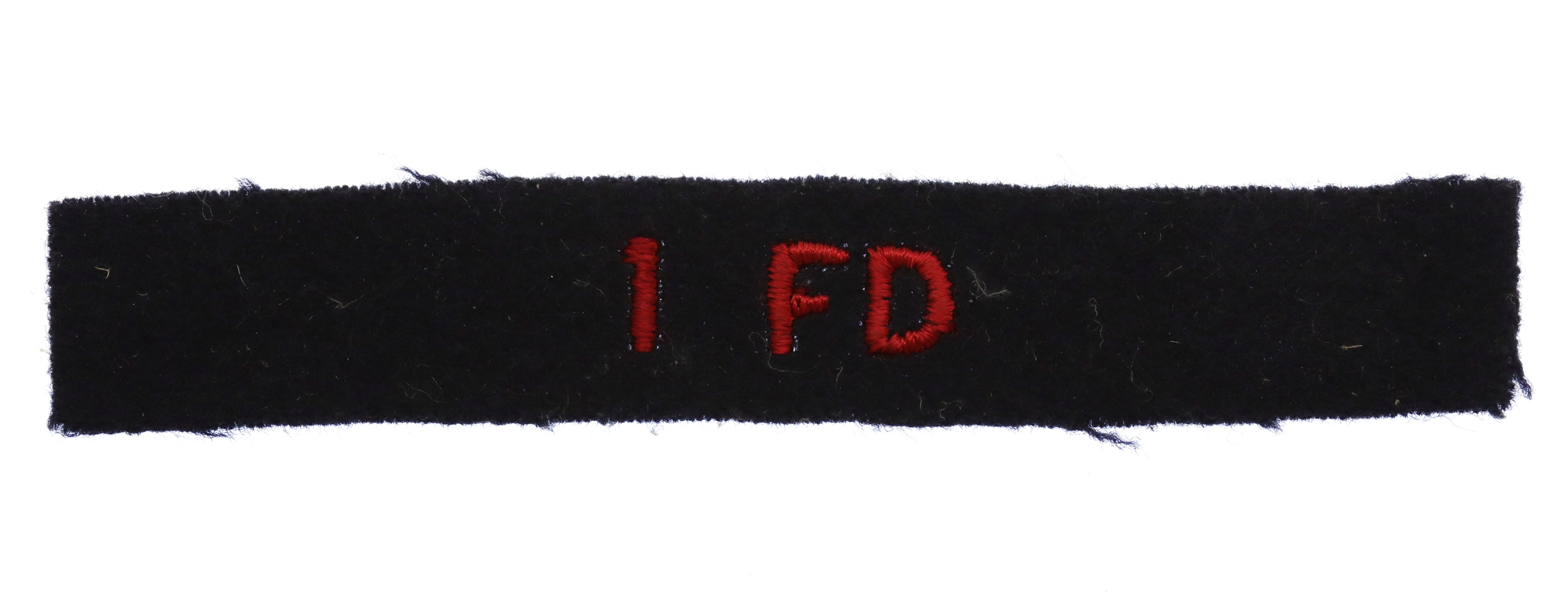 1st Field Regiment Royal Canadian Artillery (1FD) Cloth Shoulder Title