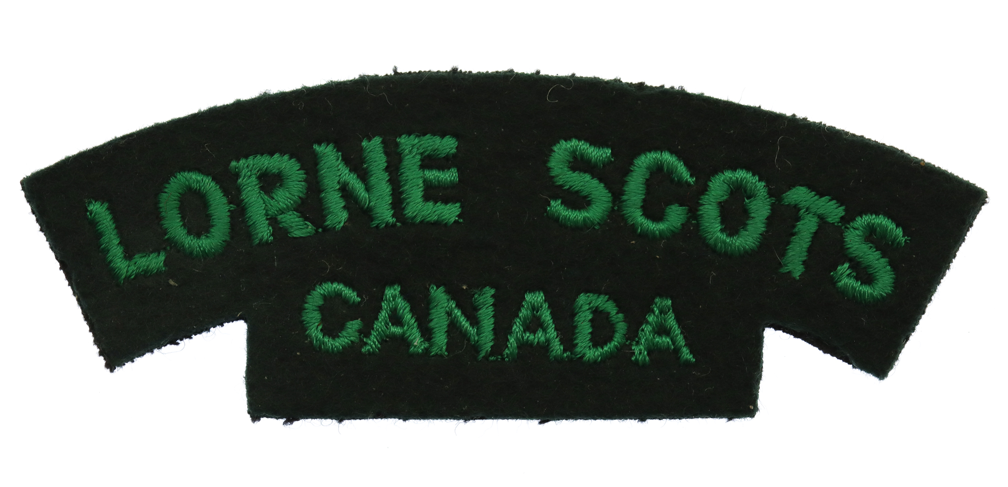 Canadian The Lorne Scots (LORNE SCOTS/CANADA) Cloth Shoulder Title