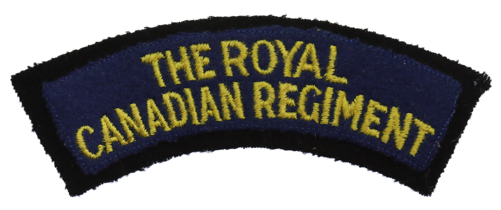Royal Canadian Regiment (The ROYAL/CANADIAN REGIMENT) Cloth Shoulder Title