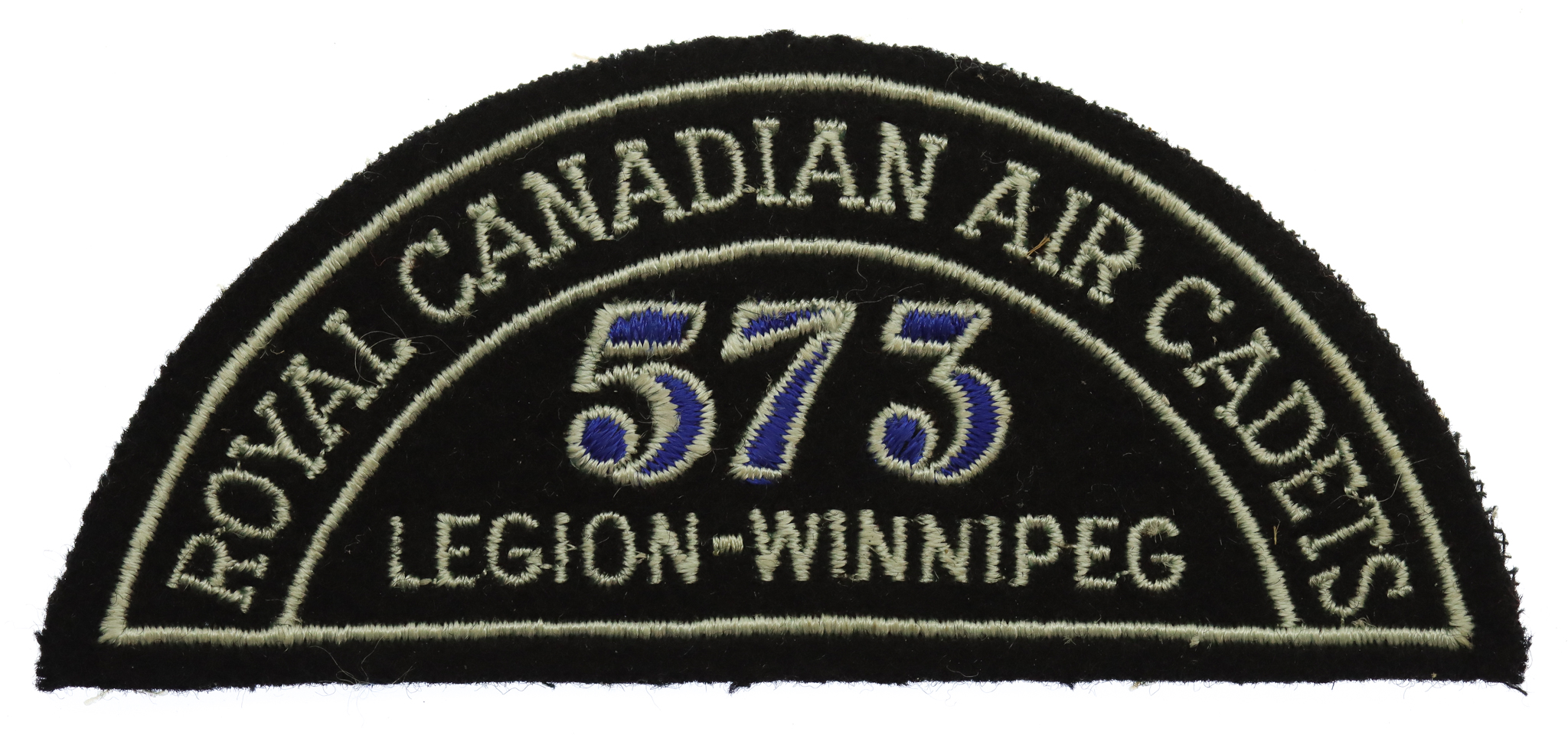 Royal Canadian Air Cadets 573 Sqdn. Legion - Winnipeg Cloth Shoulder Title