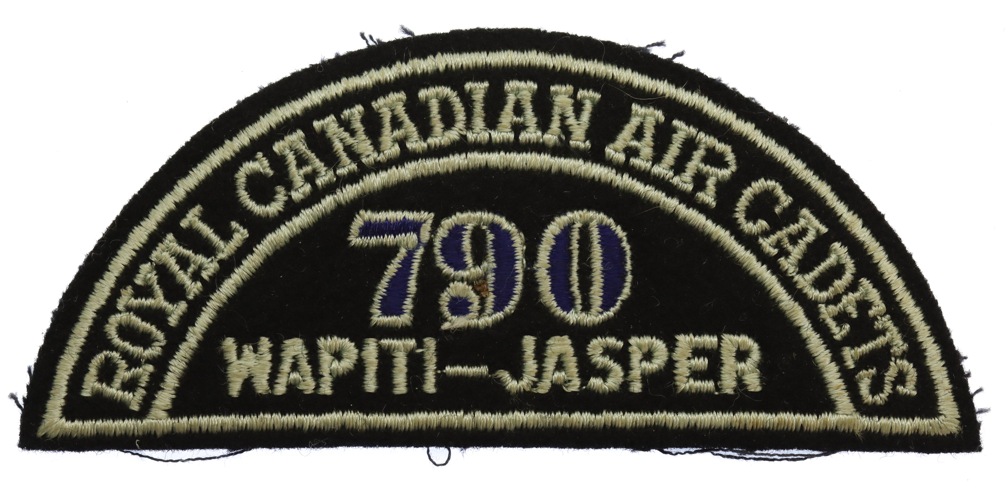 Royal Canadian Air Cadets 790 Sqdn. Wapiti - Jasper Cloth Shoulder Title