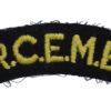 Royal Canadian Electrical & Mechanical Engineers (R.C.E.M.E.) Cloth Shoulder Title