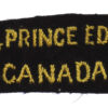 Canadian Hastings & Prince Edward Regiment (HASTINGS & PRINCE EDWARD REGT/CANADA) Cloth Shoulder Title