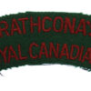 Lord Strathcona's Horse Royal Canadians (LORD STRATHCONA'S HORSE/ROYAL CANADIANS) Cloth Shoulder Title