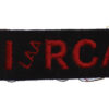 11th Light Anti-Aircraft Royal Canadian Artillery (11 LAA RCA) Cloth Shoulder Title