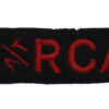 5th Anti-Tank Regiment Royal Canadian Artillery (5 A/T RCA) Cloth Shoulder Title