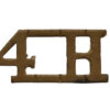 4th Queen's Own Hussars (4H) Shoulder Title