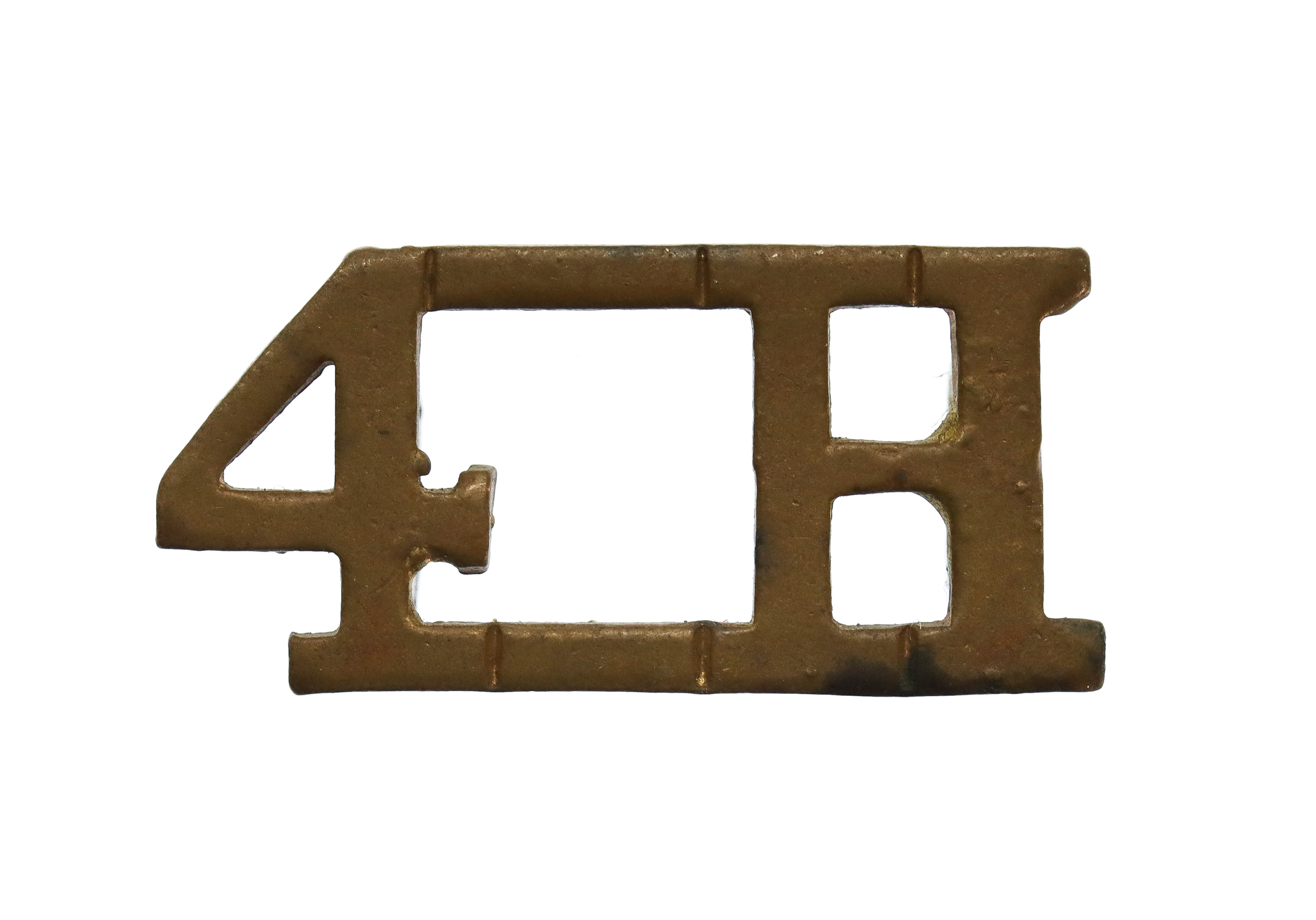4th Queen's Own Hussars (4H) Shoulder Title