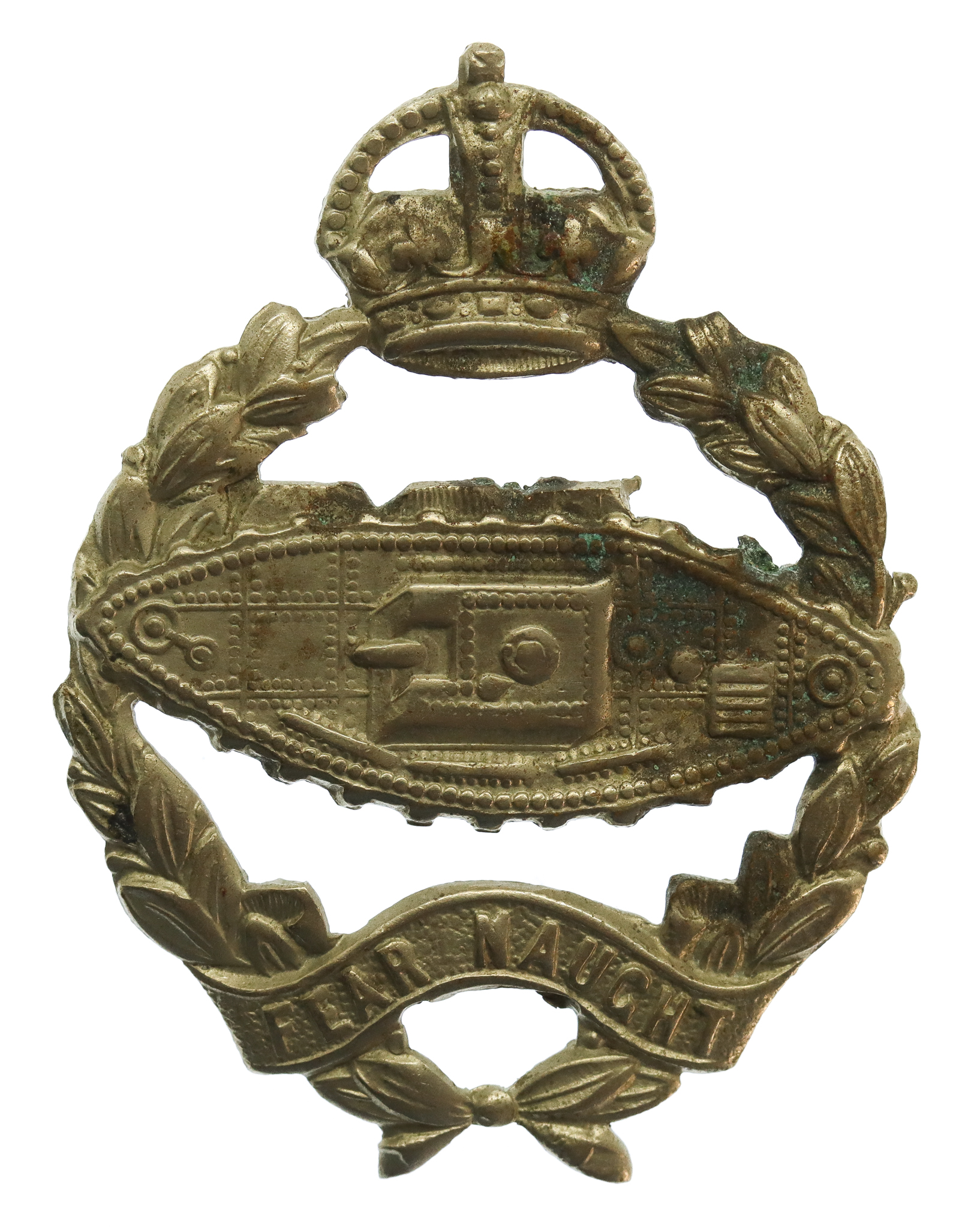 Royal Tank Regiment Cap Badge - King's Crown