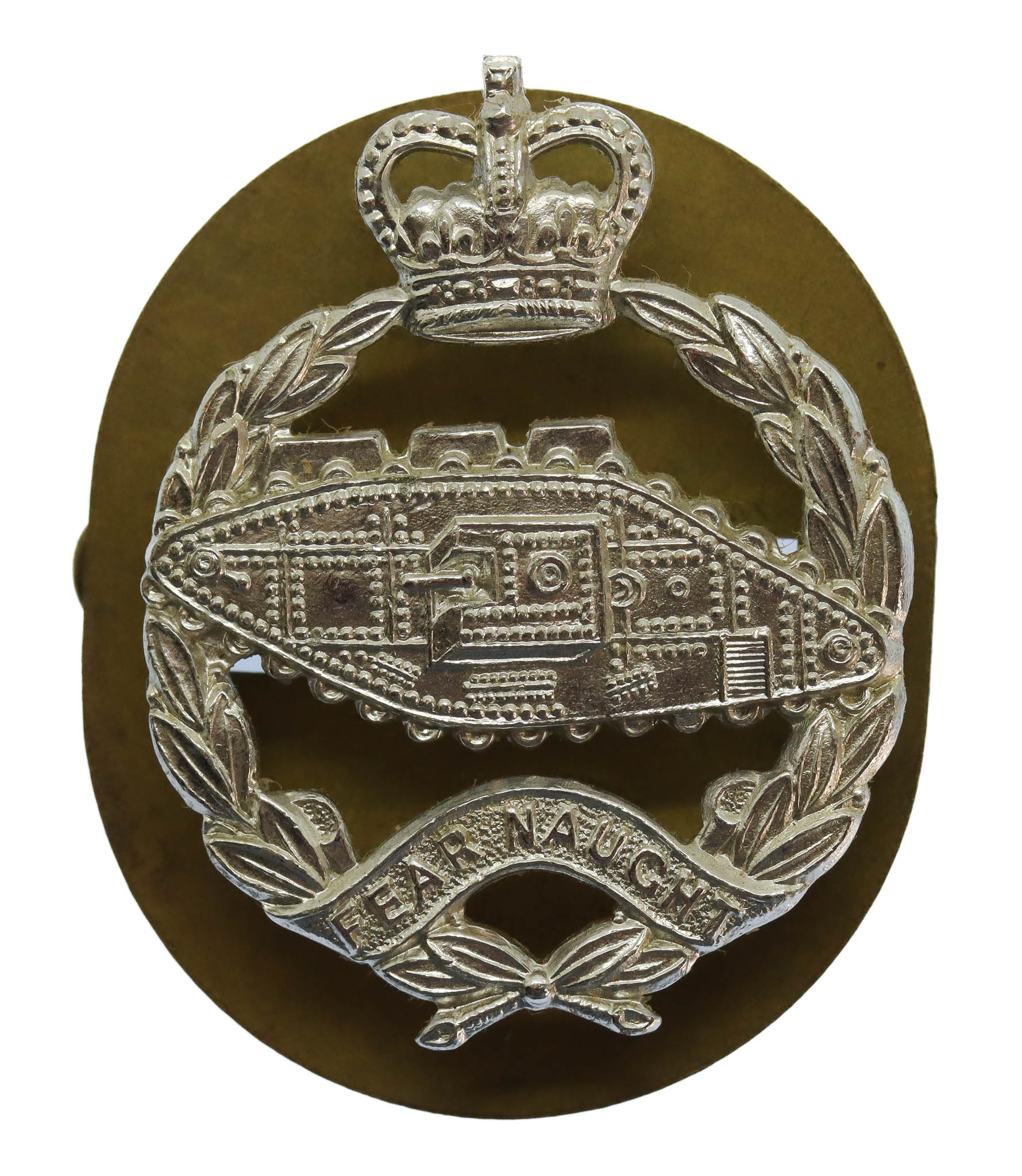 Royal Tank Regiment Anodised (Staybrite) Cap Badge 