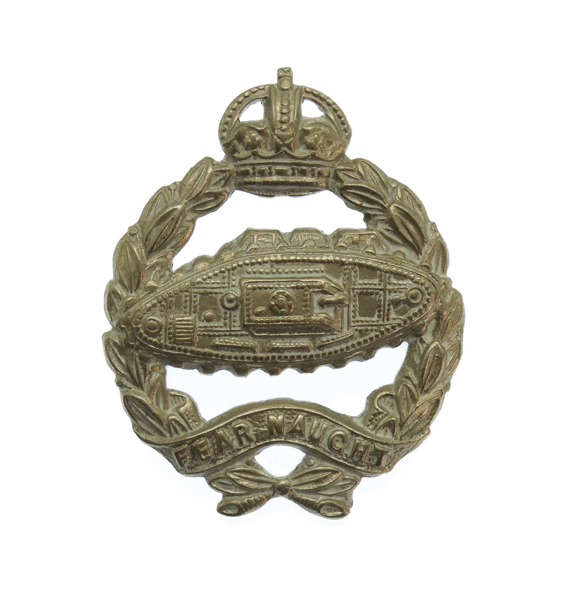 Royal Tank Regiment Collar Badge - King's Crown