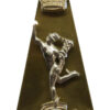 Royal Corps of Signals Anodised (Staybrite) Cap Badge - Queen's Crown