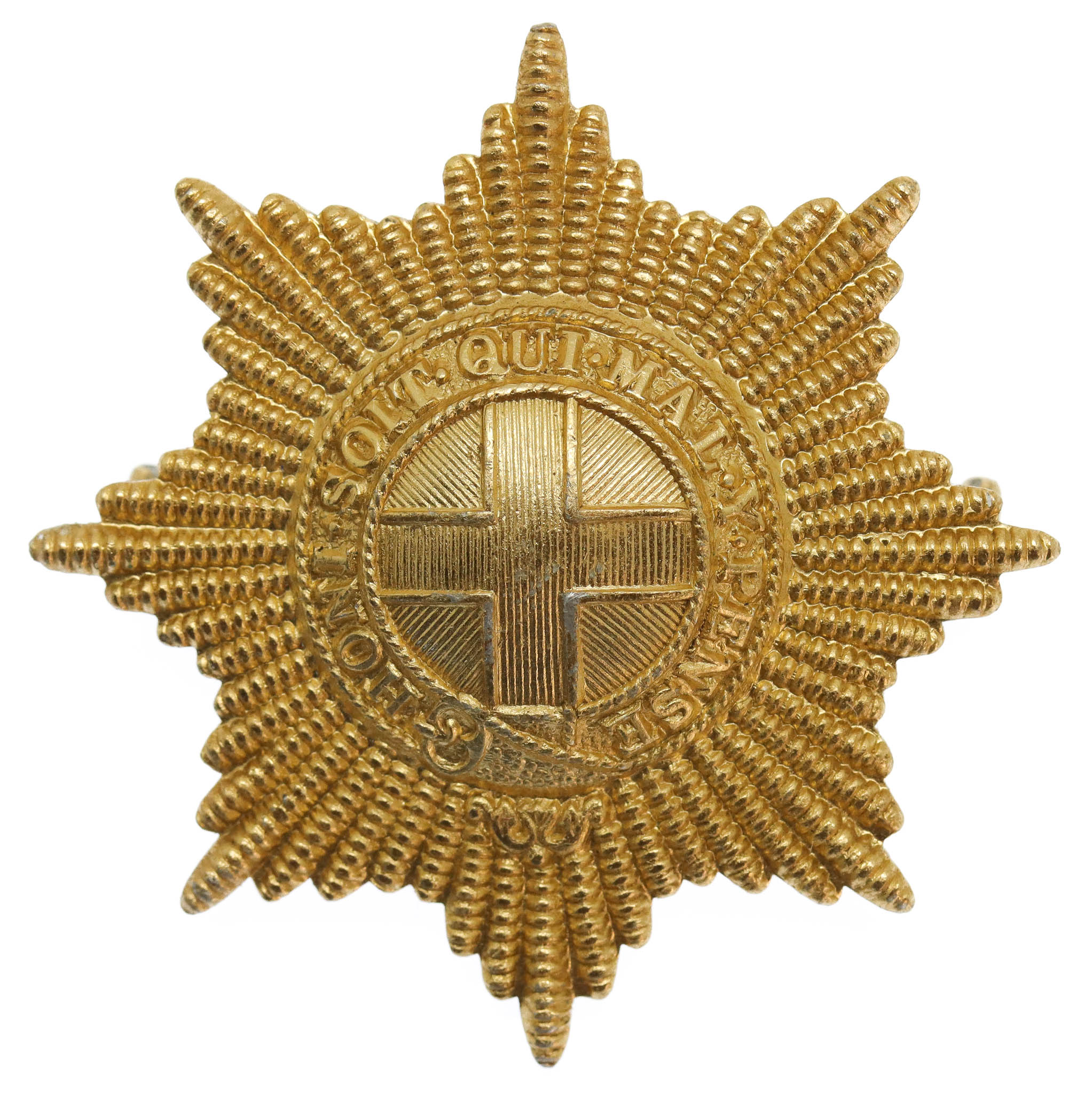 Coldstream Guards Anodised (Staybrite) Cap Badge
