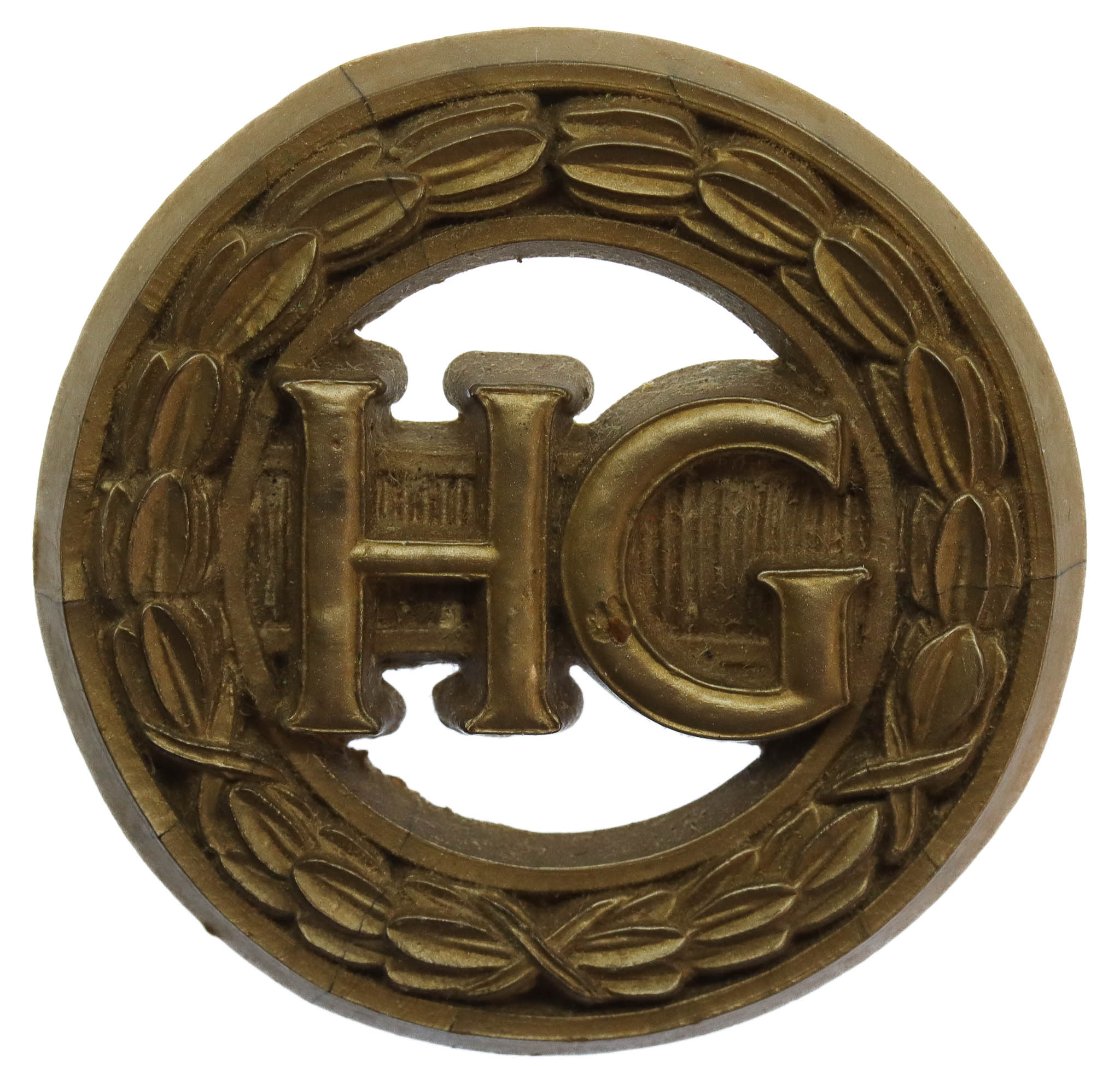 Home Guard WW2 Plastic Economy Cap Badge