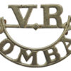Bombay Volunteer Rifles (V.R./BOMBAY) Shoulder Title