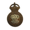 7th Queen's Own Hussars Collar Badge - King's Crown
