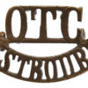 Eastbourne College O.T.C. (O.T.C./EASTBOURNE) Shoulder Title