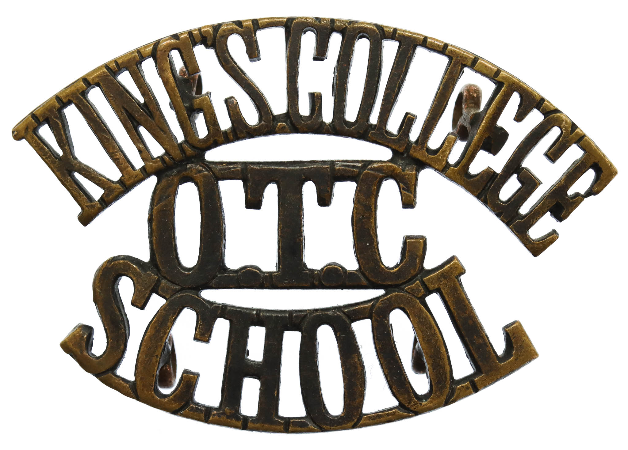 King's College O.T.C. (KING'S COLLEGE O.T.C./SCHOOL) Shoulder Title