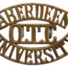 Aberdeen University O.T.C. (ABERDEEN/O.T.C./UNIVERSITY) Shoulder Title